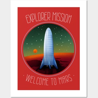 Welcome To Mars Posters and Art